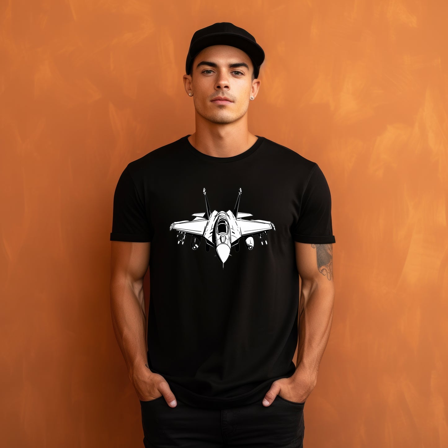 Fighter Jet Short Sleeve T-Shirt